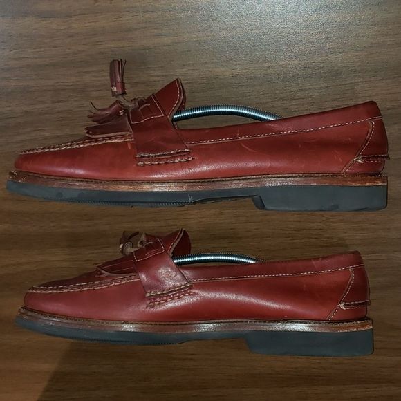 Handsome H.S. TRASK Kiltie Tassel Slip-On Loafers Vibram Soles Handmade‎ 13 main image 7